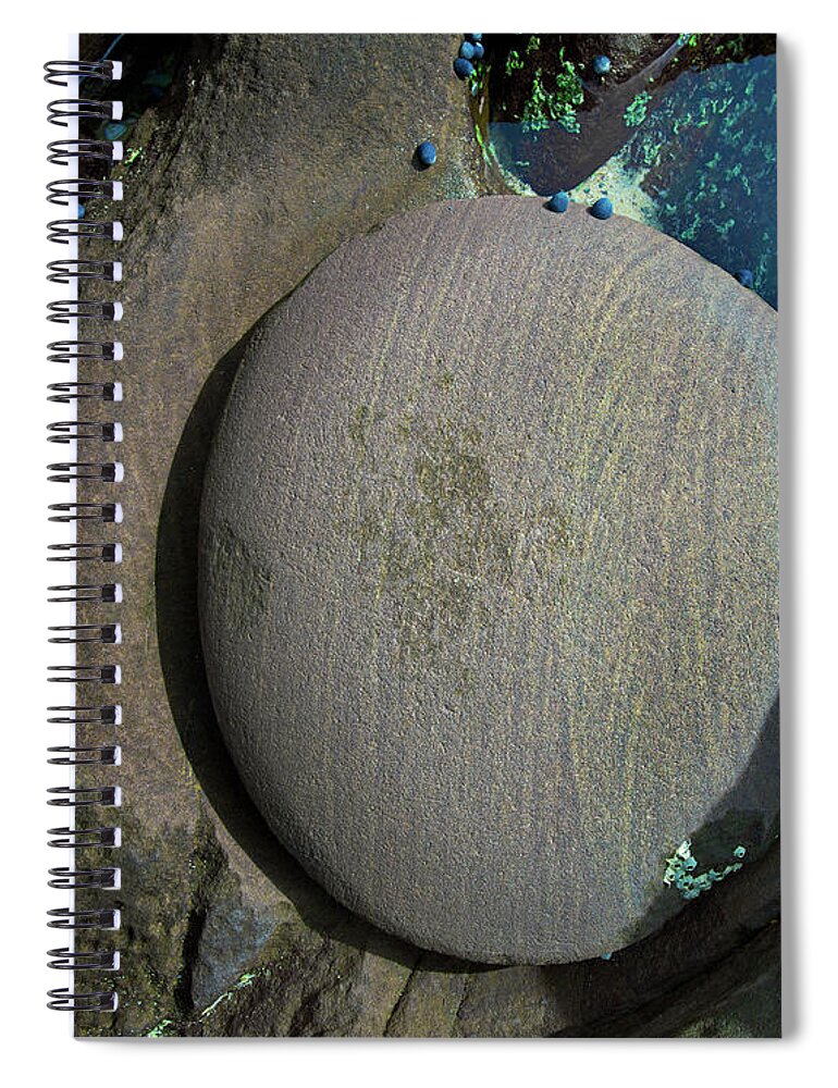 Stone Spiral Notebook featuring the photograph Stone 2 by Russell Brown