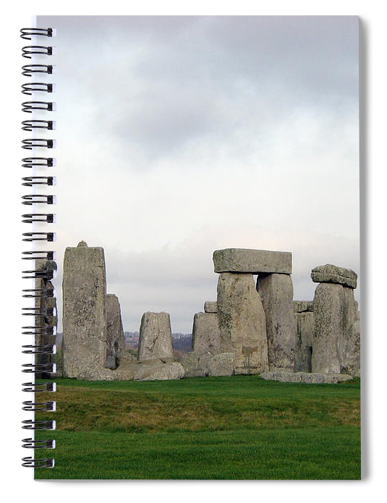 Stonehenge Spiral Notebook featuring the photograph StoneHenge by Amanda Barcon