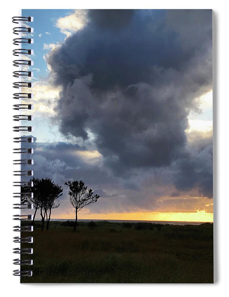 Landscape Spiral Notebook featuring the photograph Storm Roller by Rick Locke - Out of the Corner of My Eye