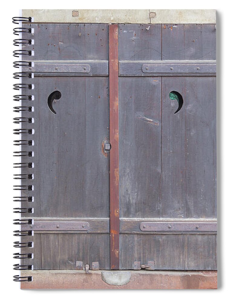 Alsace Spiral Notebook featuring the photograph Strasbourg Window 02b by Teresa Mucha
