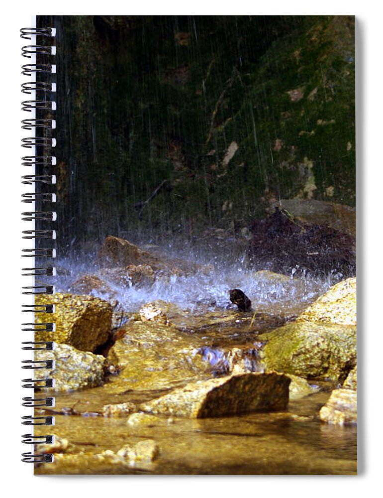 Landscape Spiral Notebook featuring the photograph Stream in the Desert by Richard Thomas