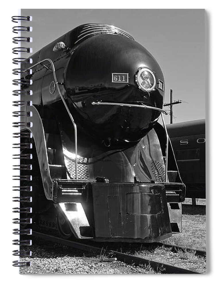  Spiral Notebook featuring the photograph Streamline 2 by Rodney Lee Williams