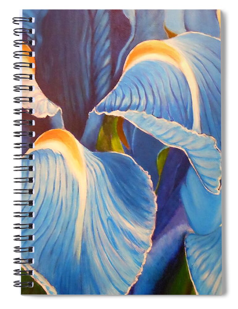 Flower Spiral Notebook featuring the painting Study by Bryon Stewart