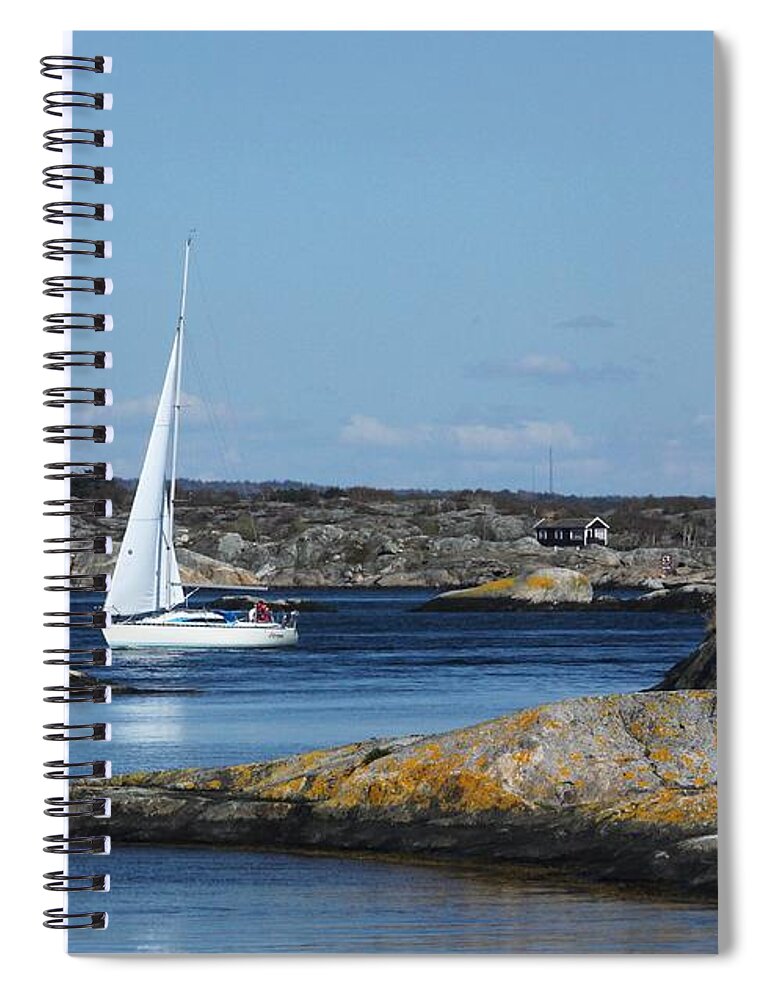 Water Spiral Notebook featuring the photograph Styrso, Sweden by Sarah Lilja