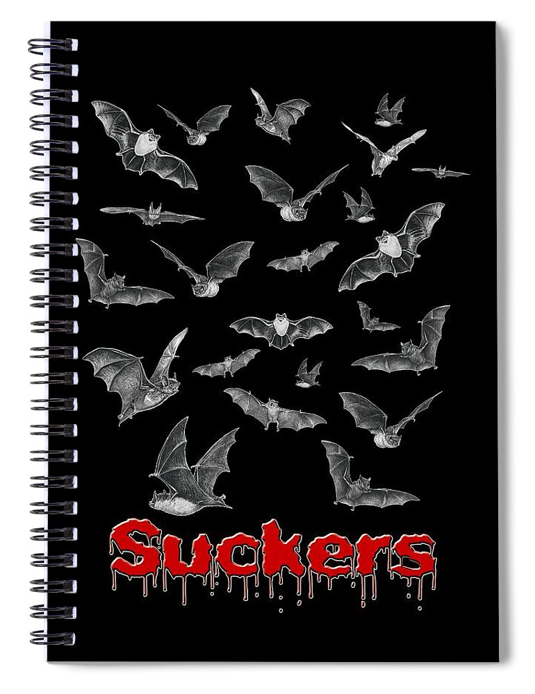 2d Spiral Notebook featuring the photograph Suckers by Brian Wallace