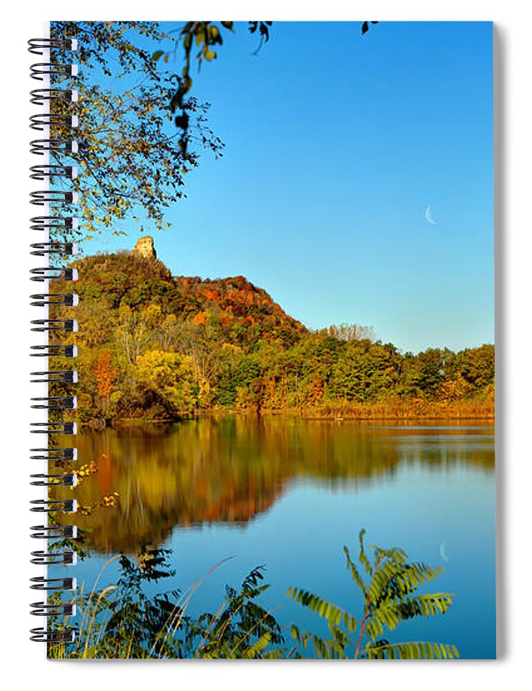Sugarloaf Spiral Notebook featuring the photograph Sugarloaf - Autumn by Al Mueller