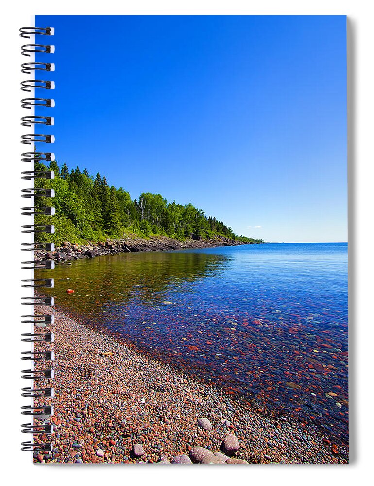 Sugarloaf Cove Minnesota Spiral Notebook featuring the photograph Sugarloaf Cove by Bill and Linda Tiepelman