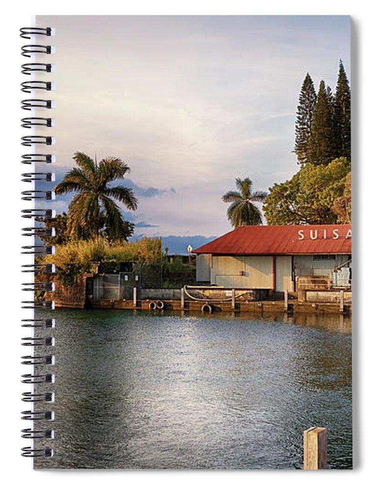 Suisan Fish Market Spiral Notebook featuring the photograph Suisan Fish Market by Susan Rissi Tregoning