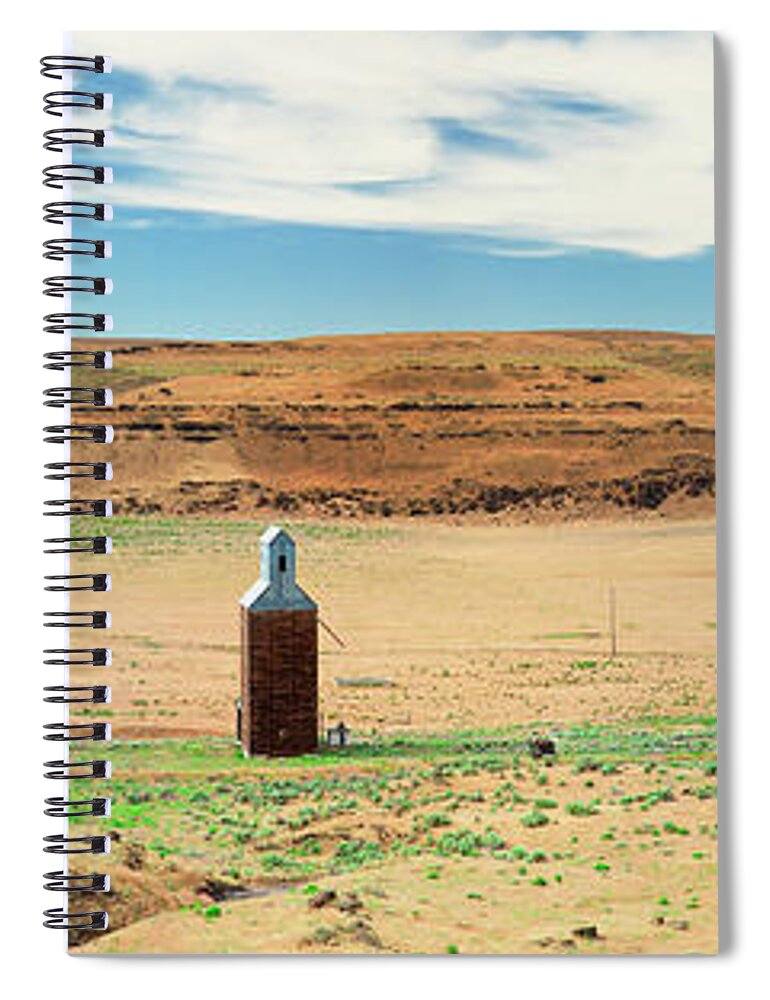 Sulphur Spiral Notebook featuring the photograph Sulphur Panorama by Todd Klassy