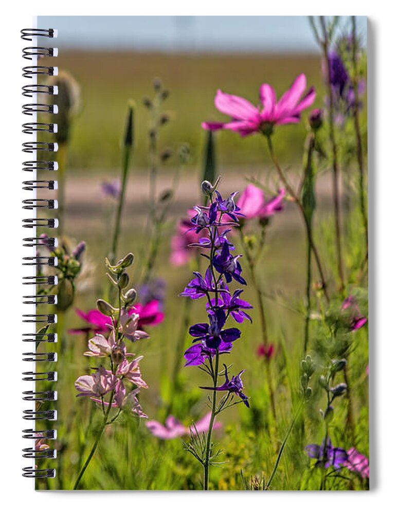 Flowers Spiral Notebook featuring the photograph Summer Garden by Alana Thrower