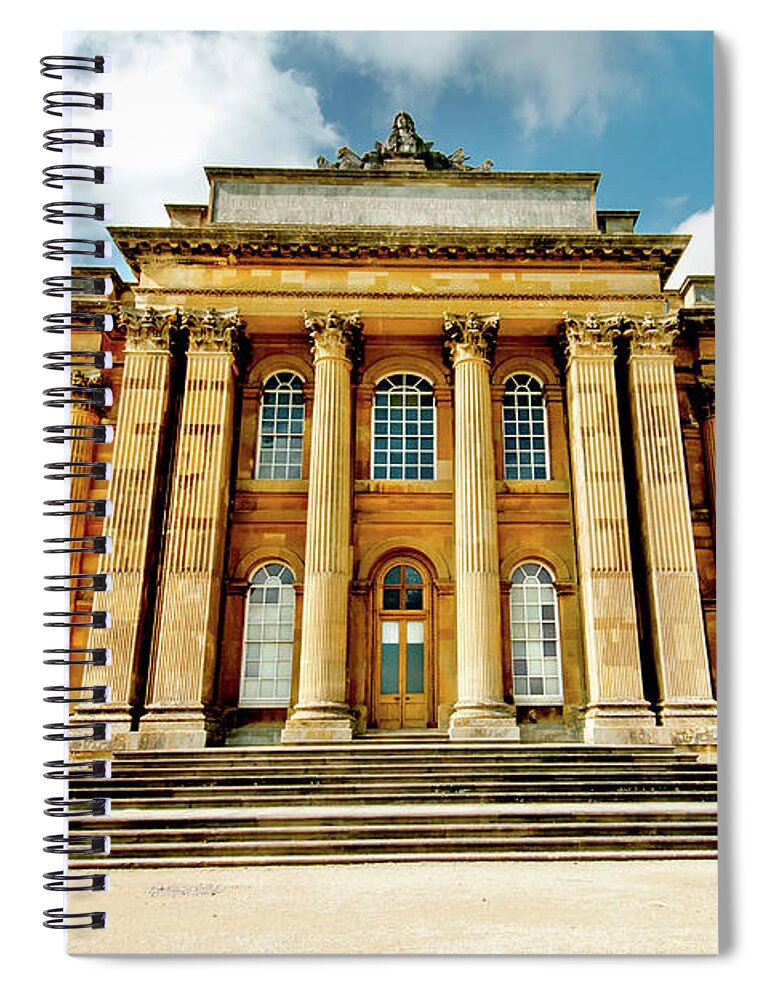 Blenheim Palace Spiral Notebook featuring the photograph Summer Home by Greg Fortier