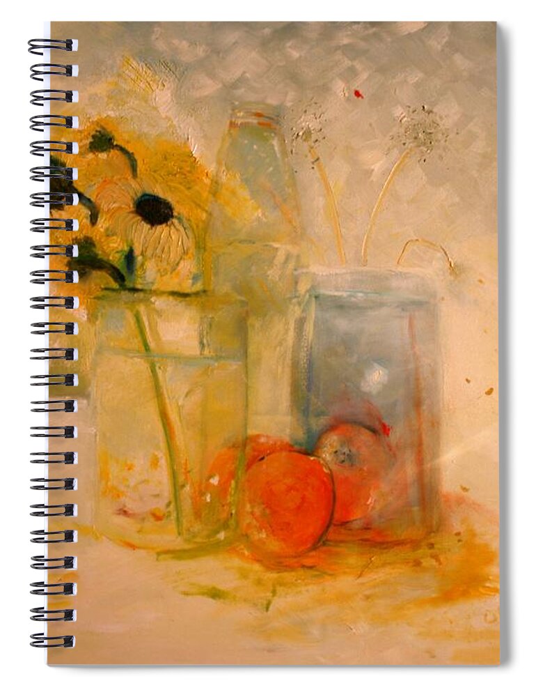 Artwork Spiral Notebook featuring the painting Summer Light by Jack Diamond