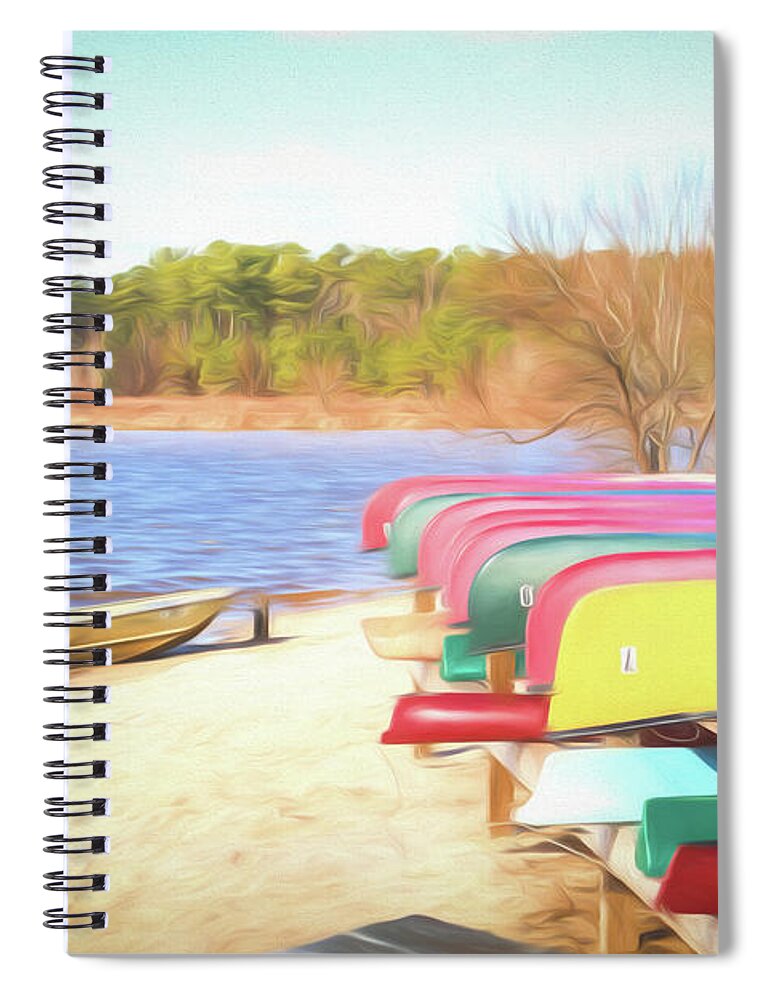 Lake Crabtree Spiral Notebook featuring the photograph Summer Memories by Wade Brooks