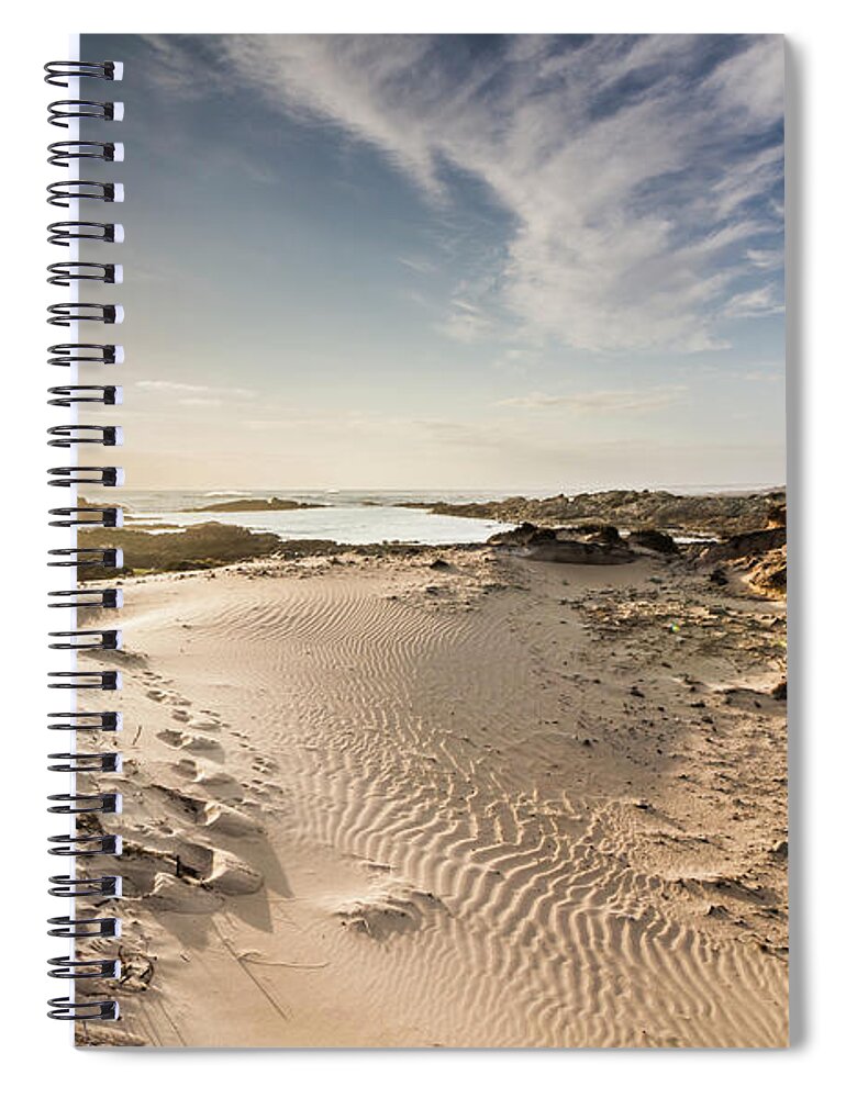 Oasis Spiral Notebook featuring the photograph Summer oasis by Jorgo Photography