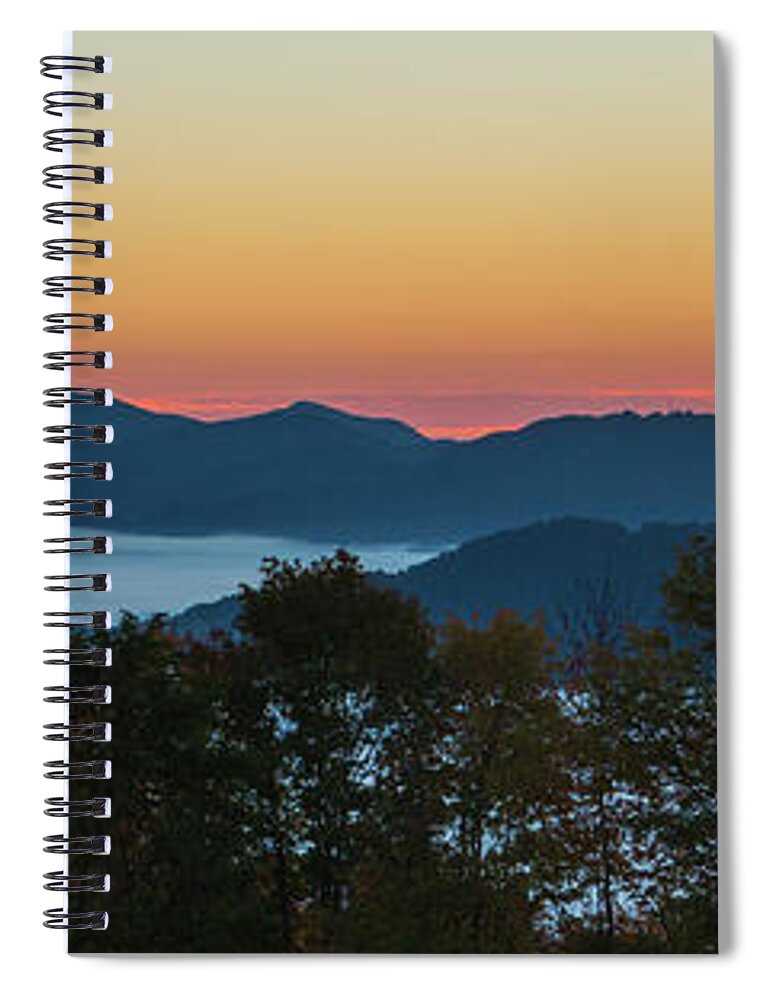 Dawn Spiral Notebook featuring the photograph Summer Sunrise - Almost Dawn by D K Wall