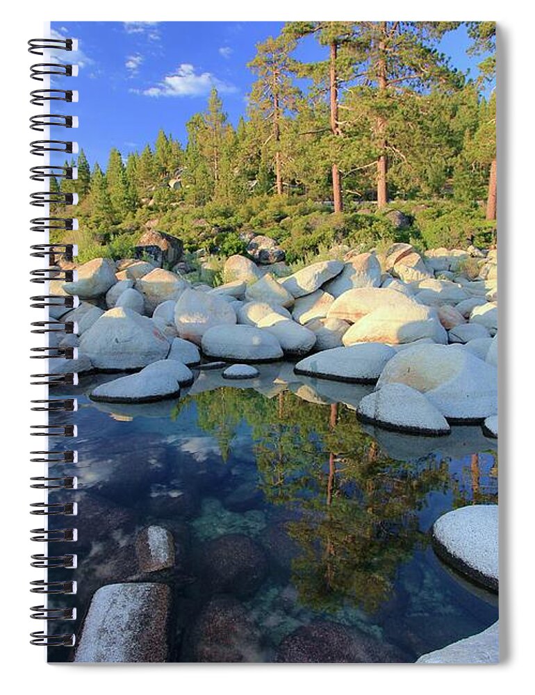 Summer Spiral Notebook featuring the photograph Summer Twilight by Sean Sarsfield