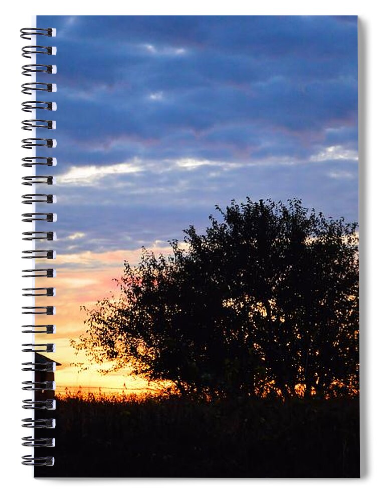 Agriculture Spiral Notebook featuring the photograph Summers Ending by Bonfire Photography