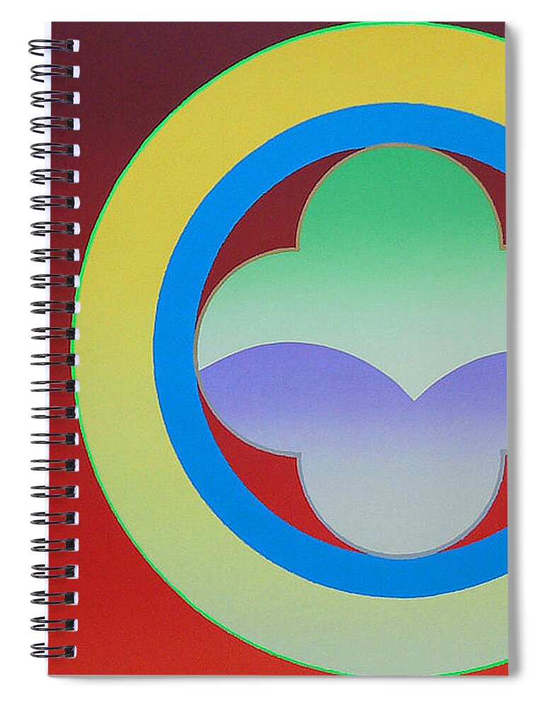 Insignia Spiral Notebook featuring the painting Sunlight by Charles Stuart