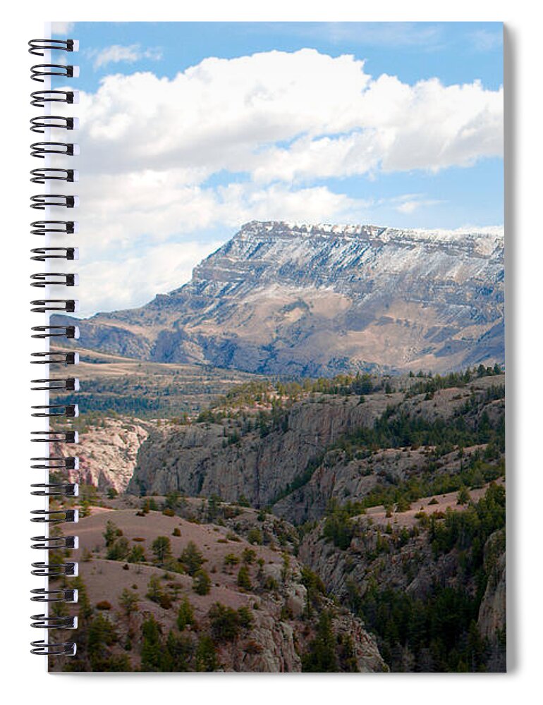 Wy Spiral Notebook featuring the photograph Sunlight creek of WY by Troy Stapek