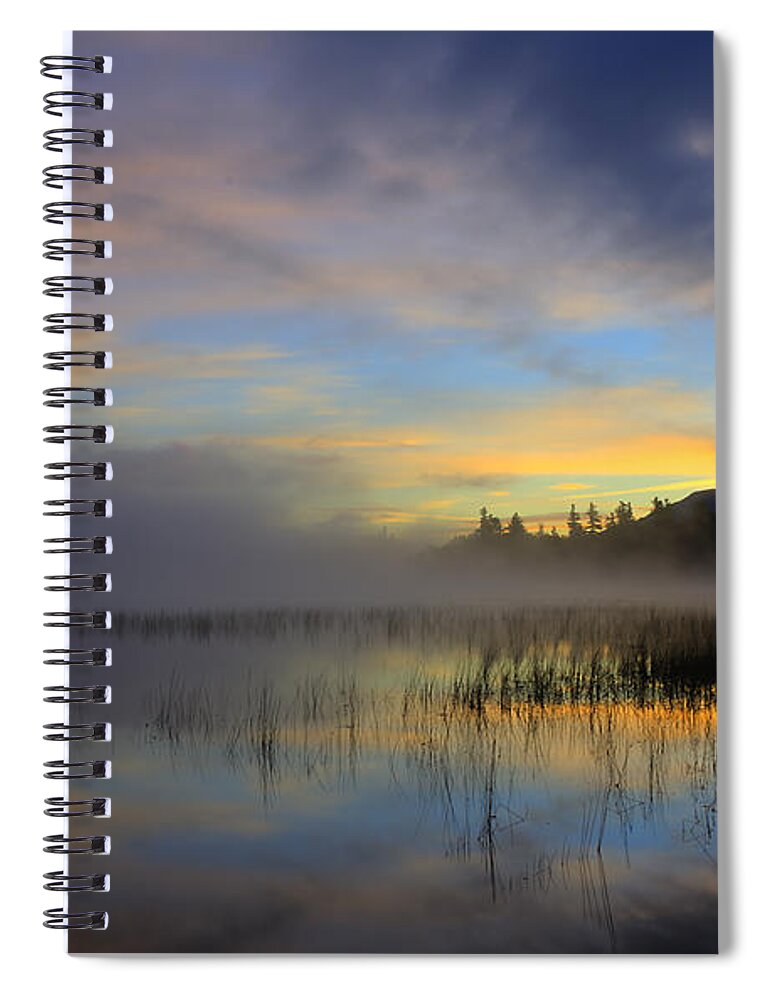 Connery Pond Spiral Notebook featuring the photograph Sunrise at Connery Pond 3 by Tony Beaver