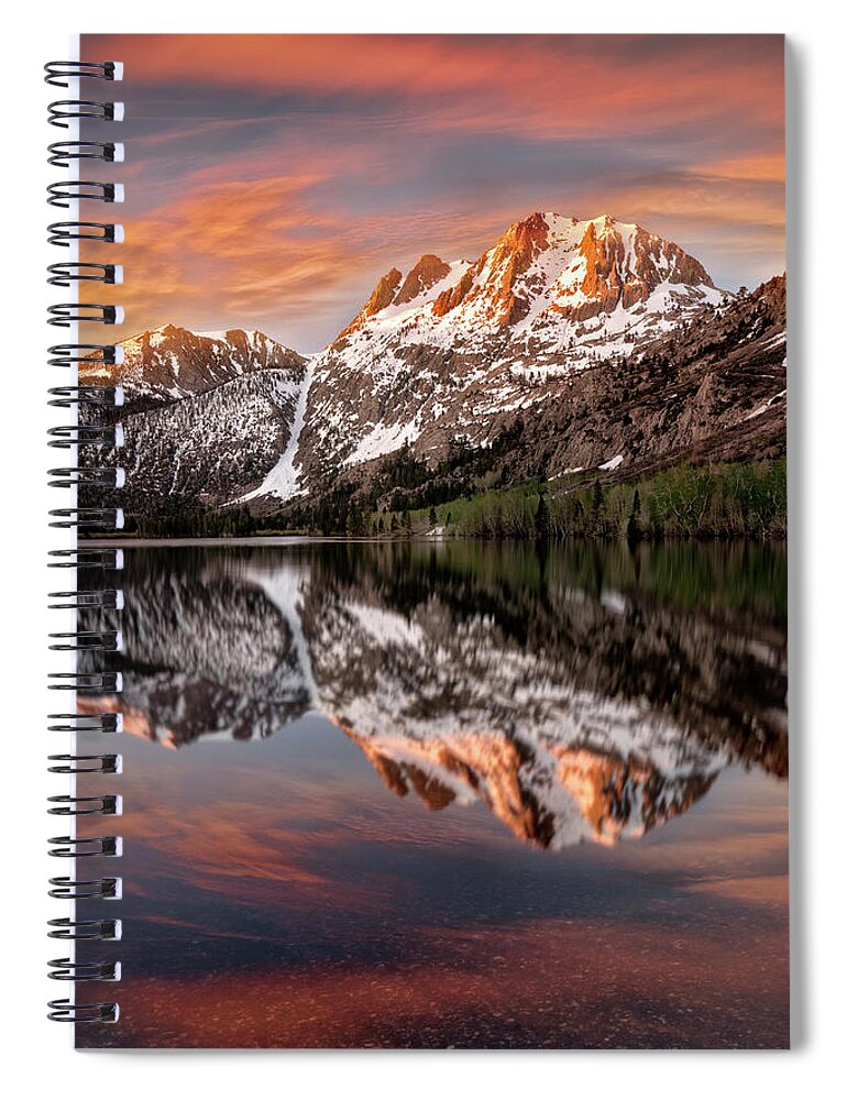 Sunrise Spiral Notebook featuring the photograph Sunrise Eruption by Nicki Frates