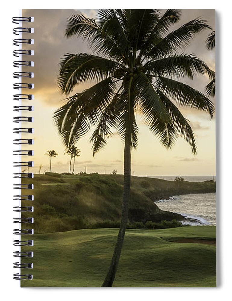 Kauai Spiral Notebook featuring the photograph Sunrise Ninini Point, kauai by Gary Beeler