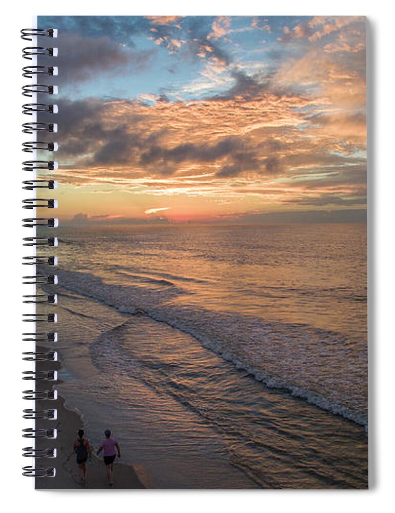 Sunrise Spiral Notebook featuring the photograph Sunrise6 by Star City SkyCams