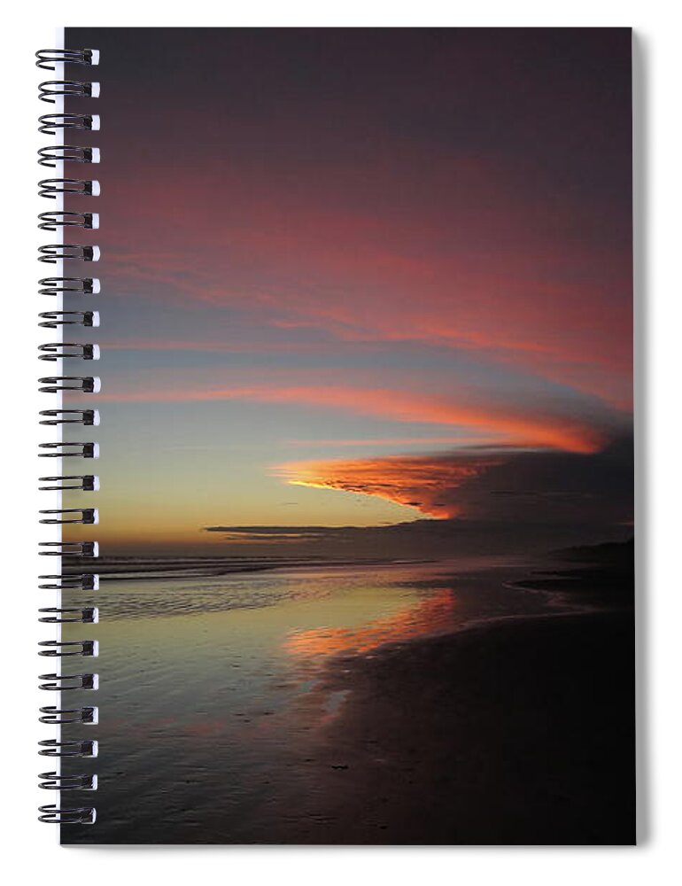 Sunset Spiral Notebook featuring the photograph Sunset Las Lajas by Daniel Reed