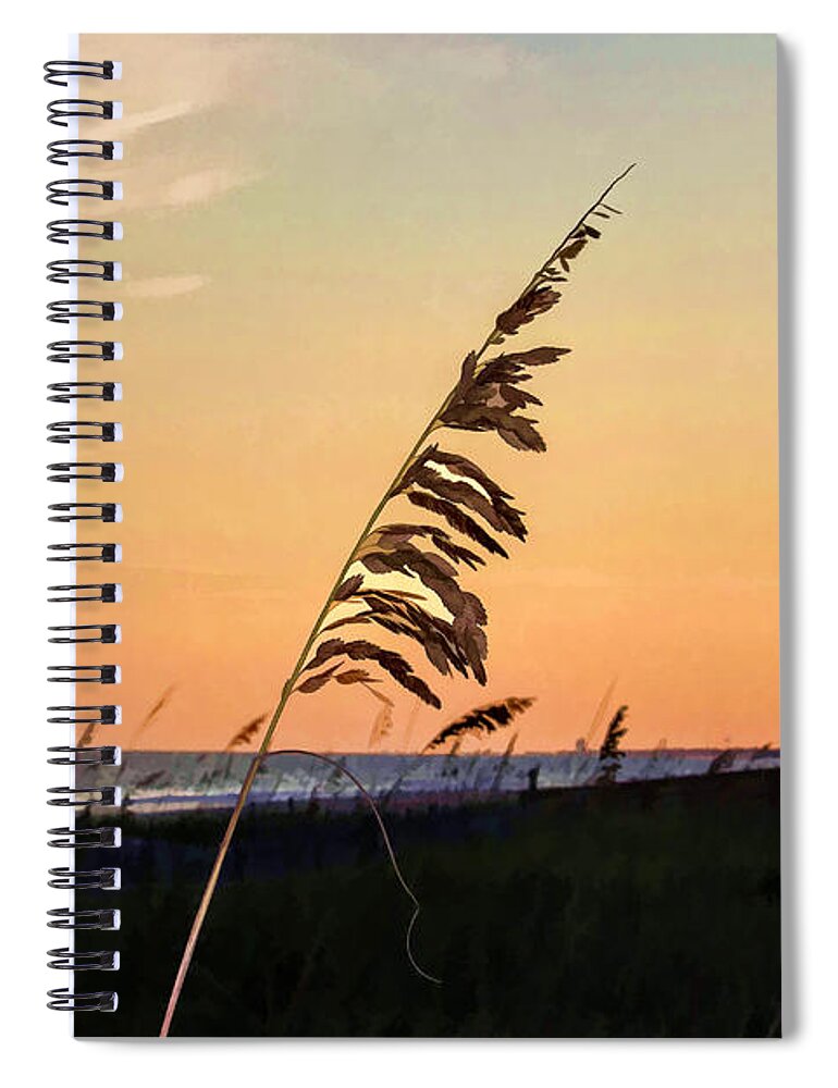 Sunset Spiral Notebook featuring the photograph Sunset Memories by Roberta Byram