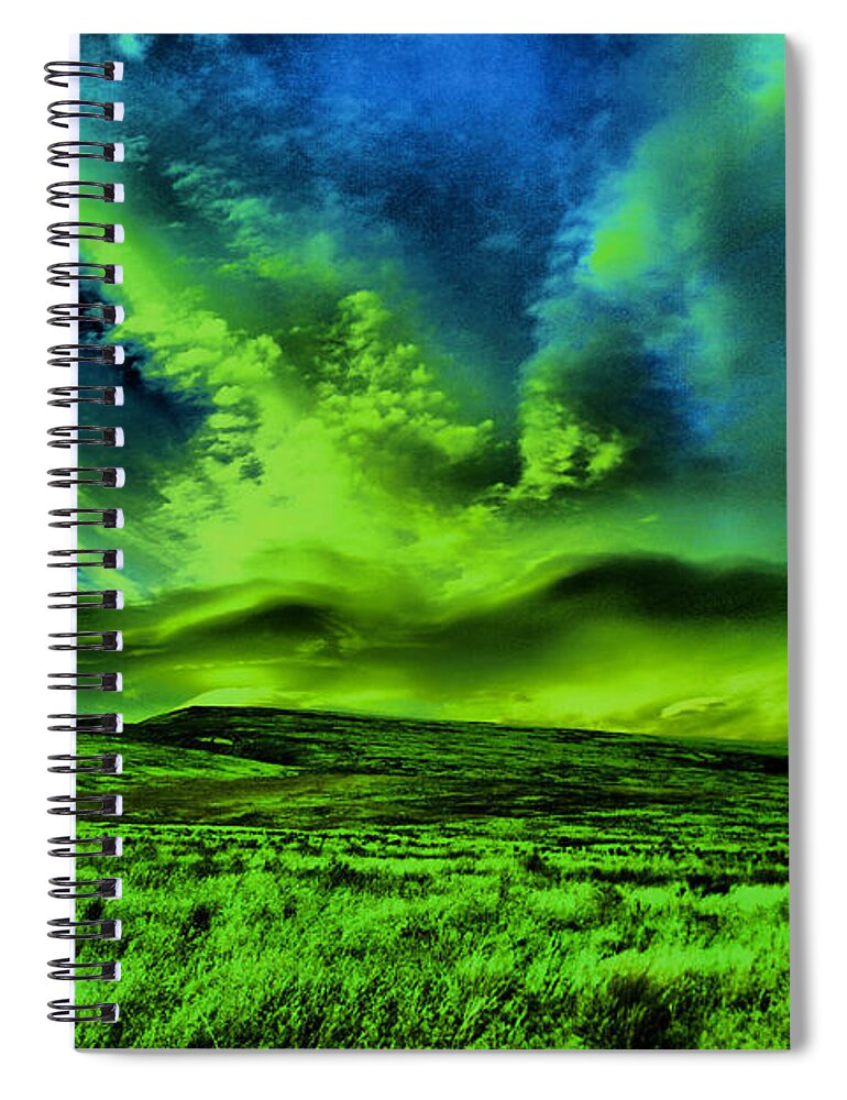 Sunset Spiral Notebook featuring the photograph Sunset on the LT Murry by Jeff Swan