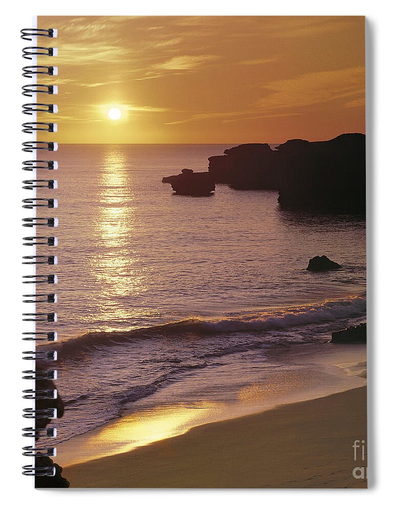 Portugal Spiral Notebook featuring the photograph Sunset Sao Rafael by Mikehoward Photography
