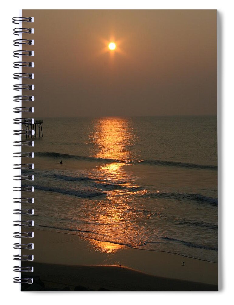 Sunset Spiral Notebook featuring the photograph Sunshine by Julie Lueders 