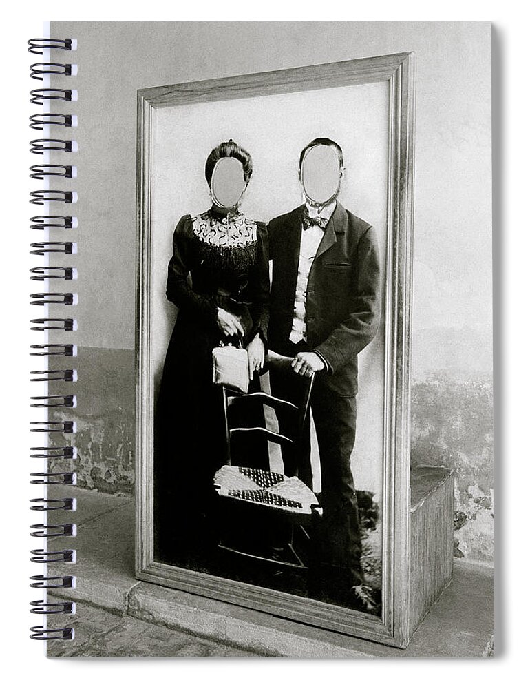 Surreal Spiral Notebook featuring the photograph Surrealism In Provence by Shaun Higson