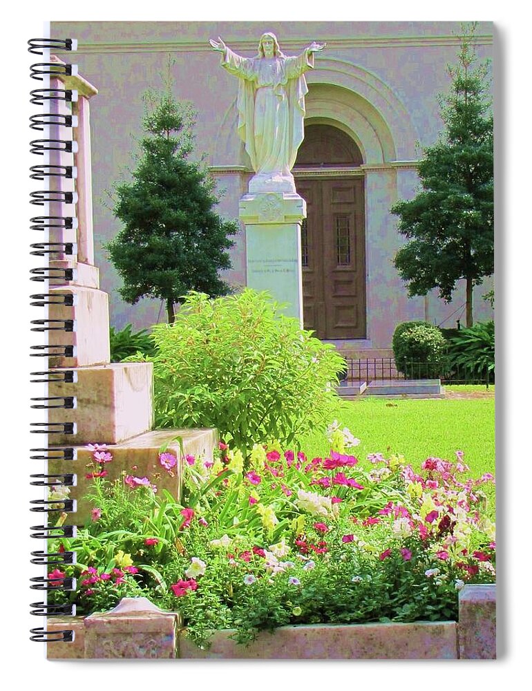 Jesus Spiral Notebook featuring the photograph Sweet Jesus by Michelle Powell