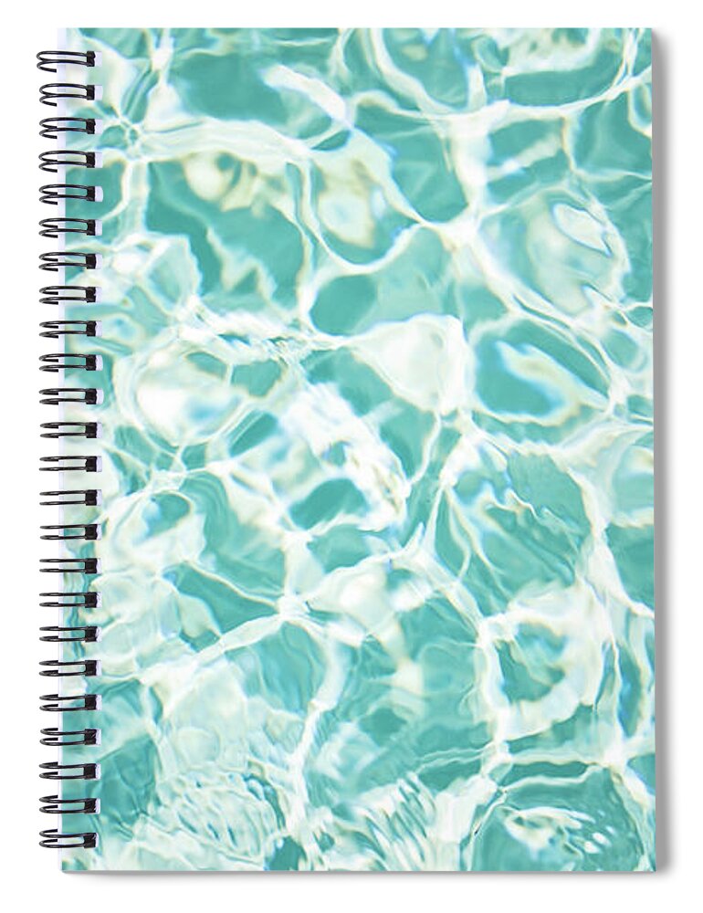 Pool Spiral Notebook featuring the photograph Swim by Melanie Alexandra Price