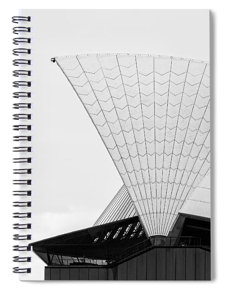 Sydney Opera House Spiral Notebook featuring the photograph Sydney Opera House by Catherine Reading