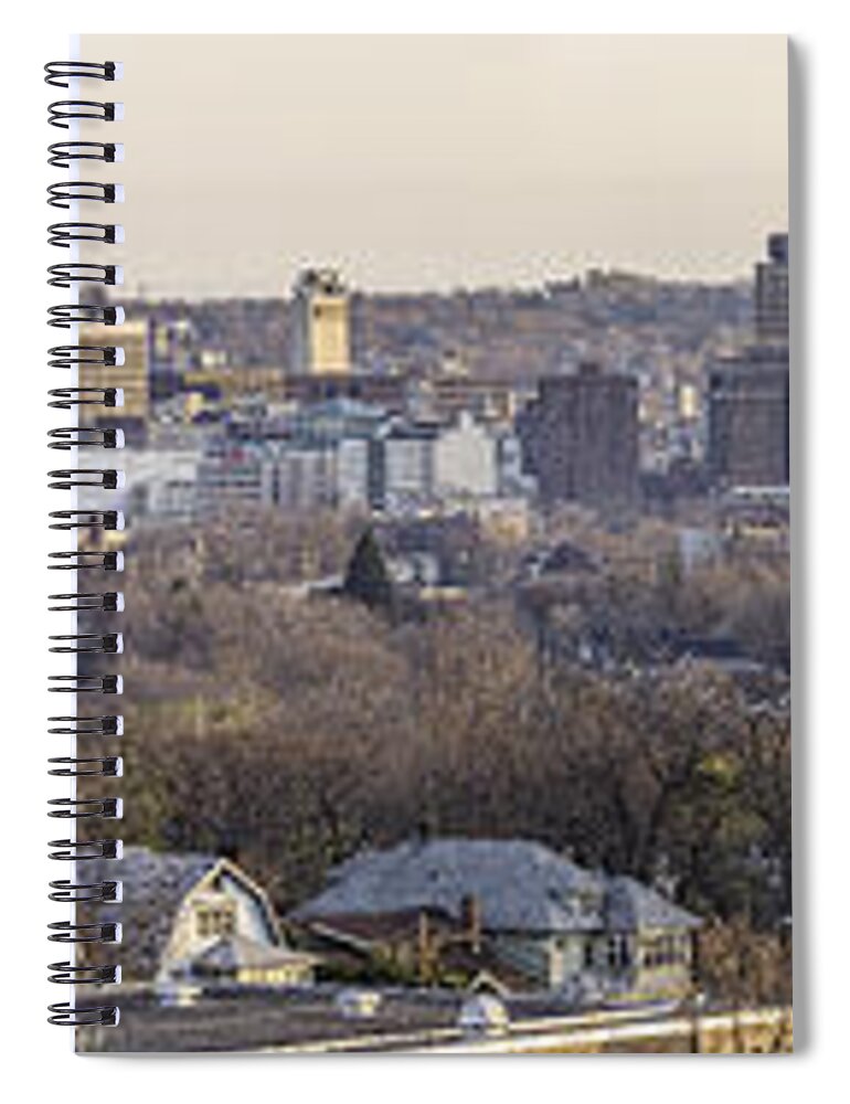 Syracuse Spiral Notebook featuring the photograph Syracuse Skyline by Everet Regal