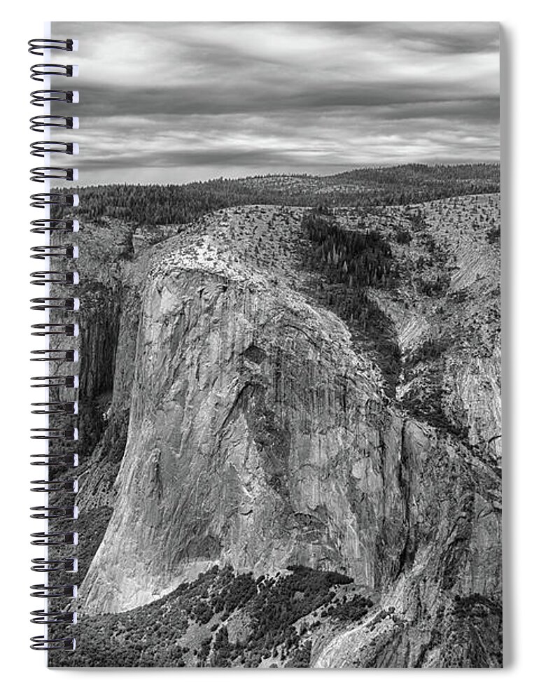Taft Point And El Capitan Spiral Notebook featuring the photograph Taft Point and El Capitan by Raymond Salani III