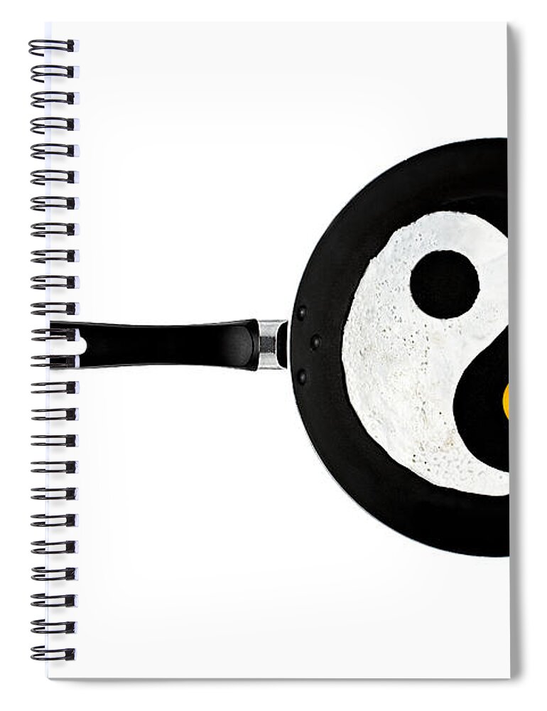 Still Spiral Notebook featuring the photograph Taijitu by Gert Lavsen