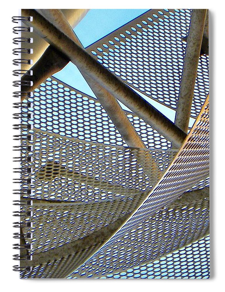 Sculptures Spiral Notebook featuring the photograph Tangled Webs We Weave by Kerry Obrist