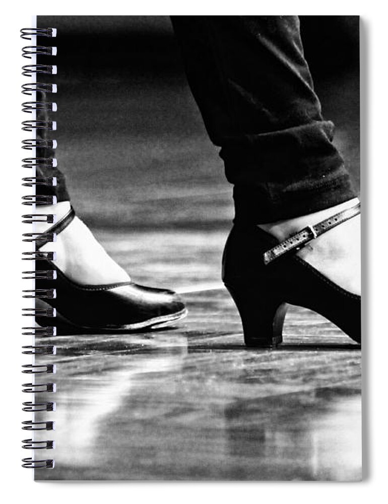 Tap Spiral Notebook featuring the photograph Tap Shoes by Lauri Novak