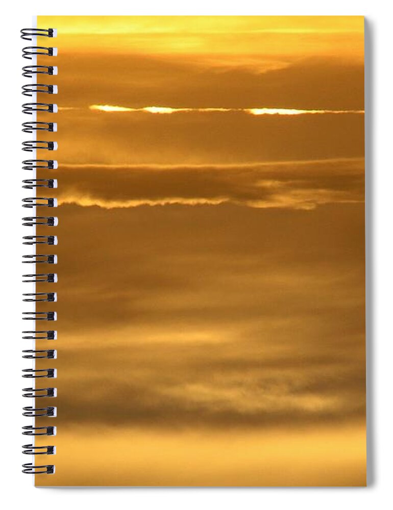  Spiral Notebook featuring the photograph Tear The Sky by Chris Dunn