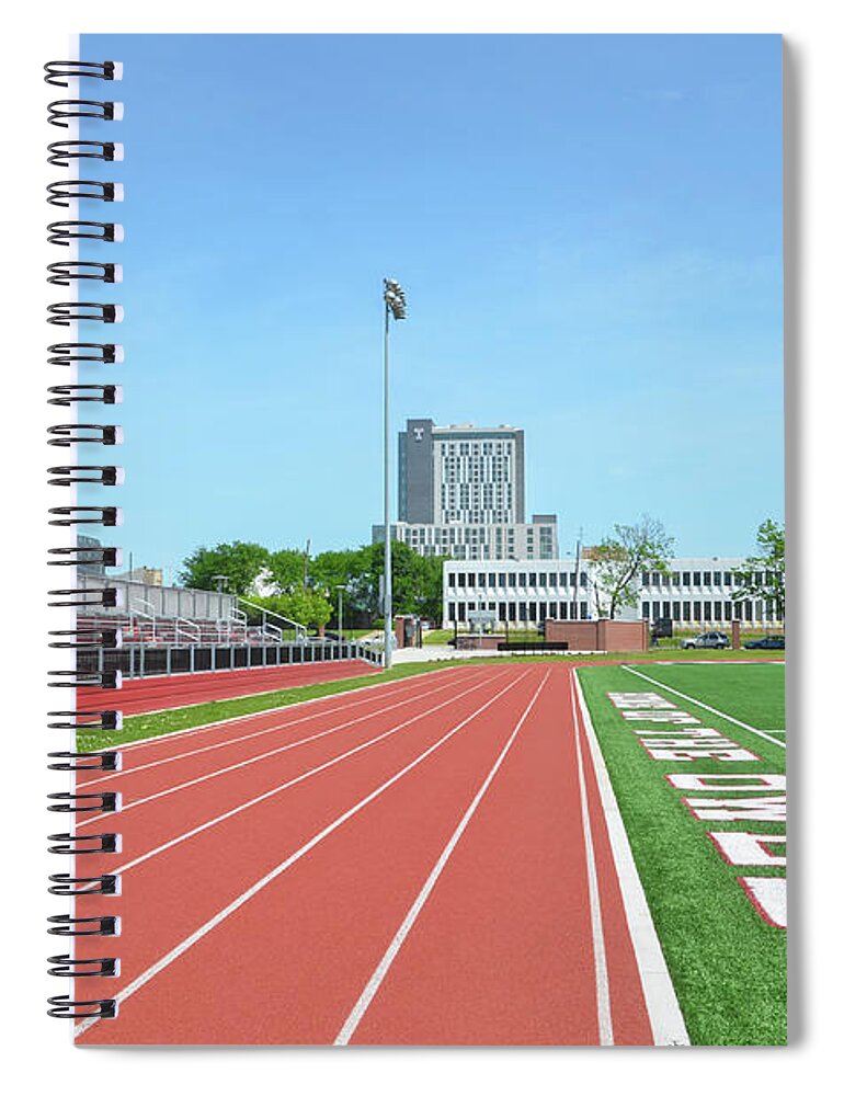 Temple Spiral Notebook featuring the photograph Temple Owls - Dan and Shelley Boyce Track by Bill Cannon
