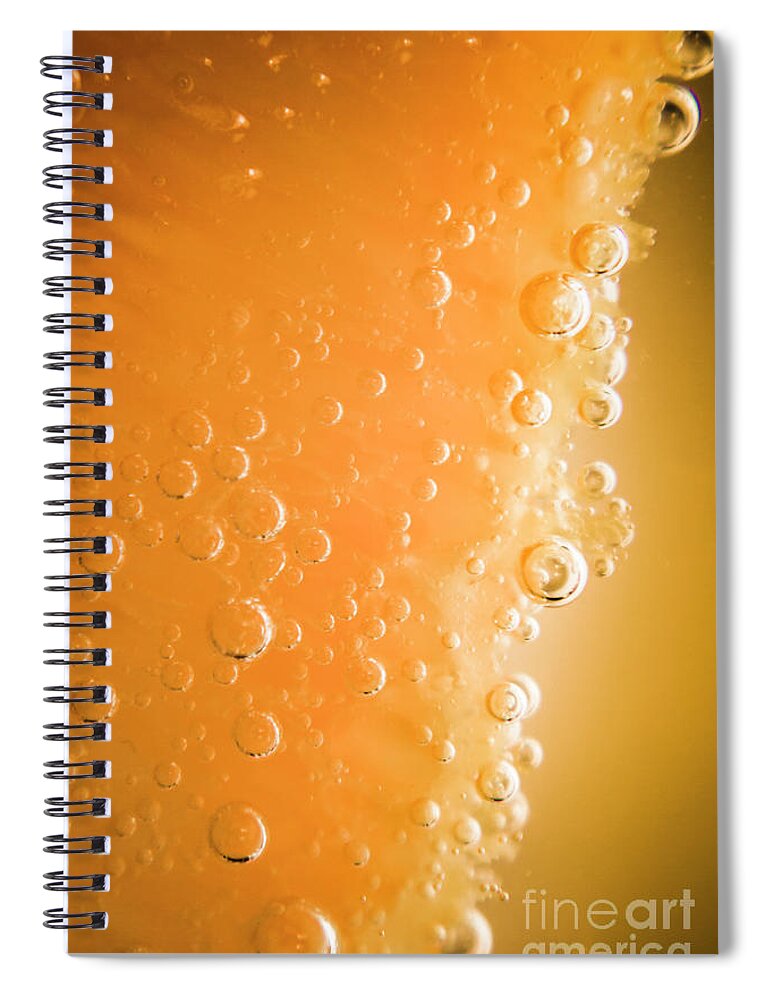 Drinks Spiral Notebook featuring the photograph Tequila sunrise background by Jorgo Photography