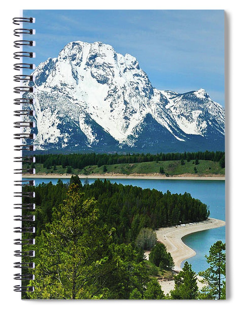 Grand Teton National Park Spiral Notebook featuring the photograph Teton Spring by Greg Norrell