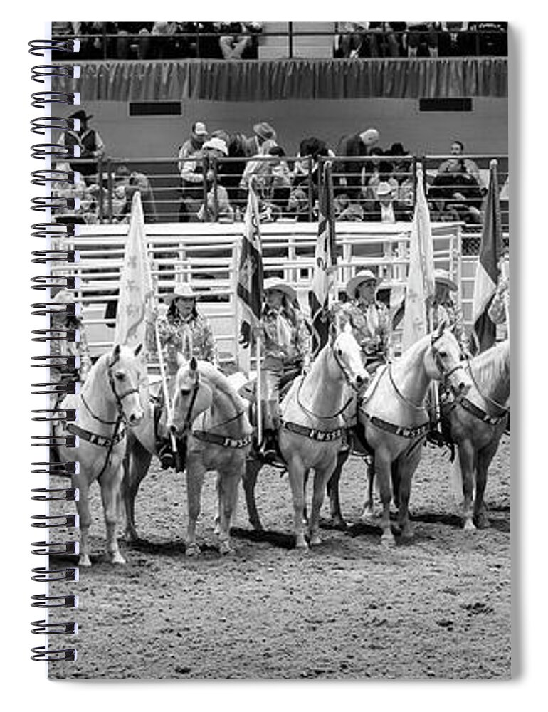 Texas Spiral Notebook featuring the photograph Texas Six Flags by Stephen Stookey