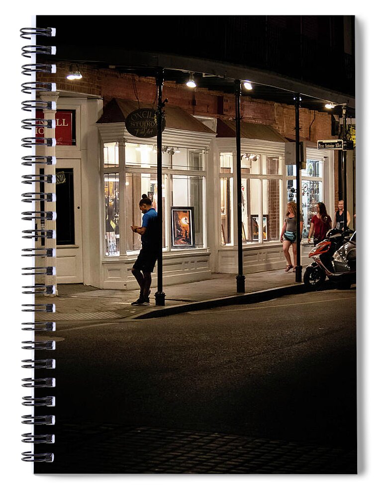 Chrystal Mimbs Spiral Notebook featuring the photograph Text Break by Greg and Chrystal Mimbs