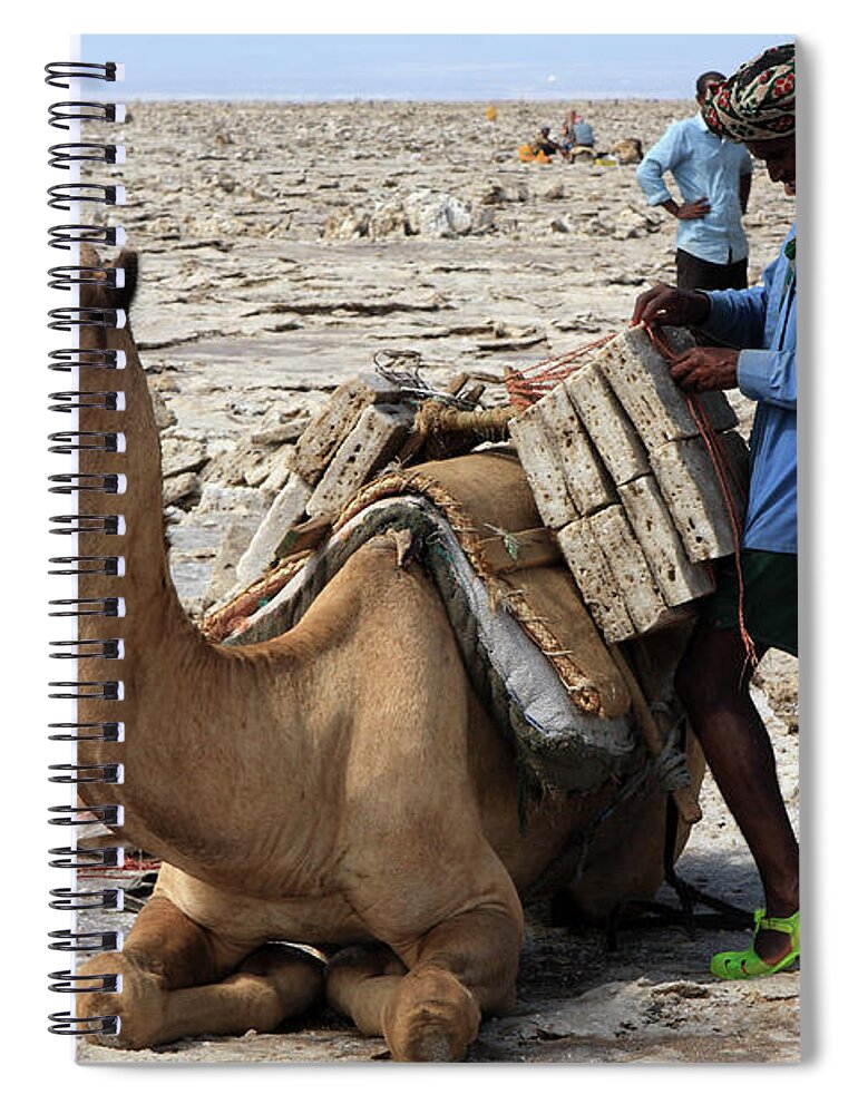 Horn Of Africa Spiral Notebook featuring the photograph The Afar People by Aidan Moran