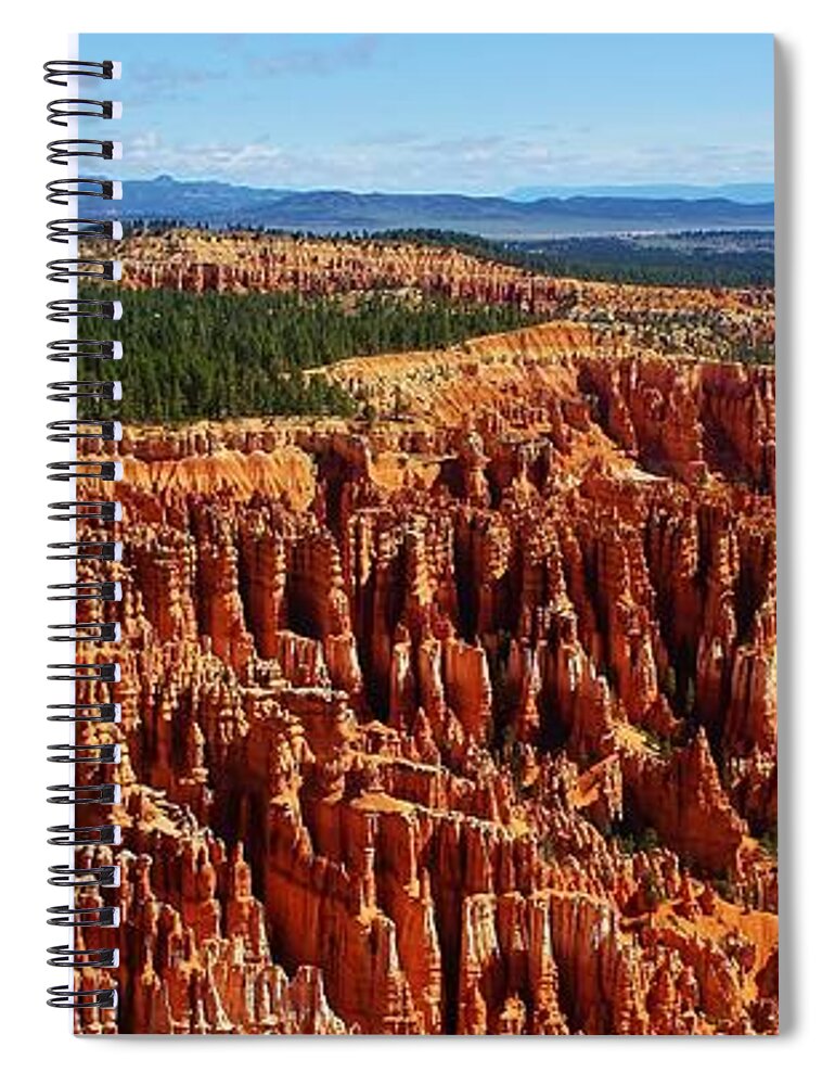 Nature Spiral Notebook featuring the photograph The Amphitheater at Bryce Canyon by Bruce Bley