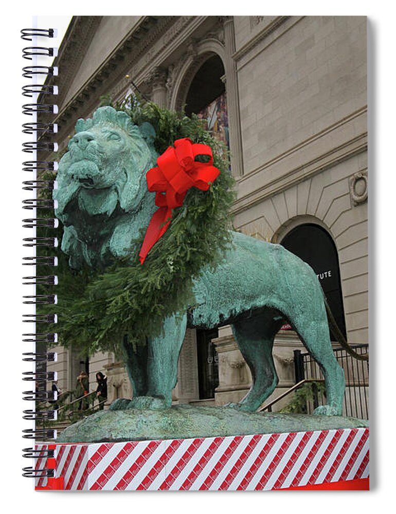 Art Institute Spiral Notebook featuring the photograph The Art Institute of Chicago by Jackson Pearson